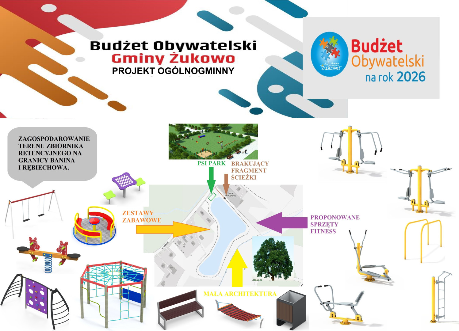 Przykładowa wizualizacja zagospodarowania terenu. Przykładowa wizualizacja zagospodarowania terenu.