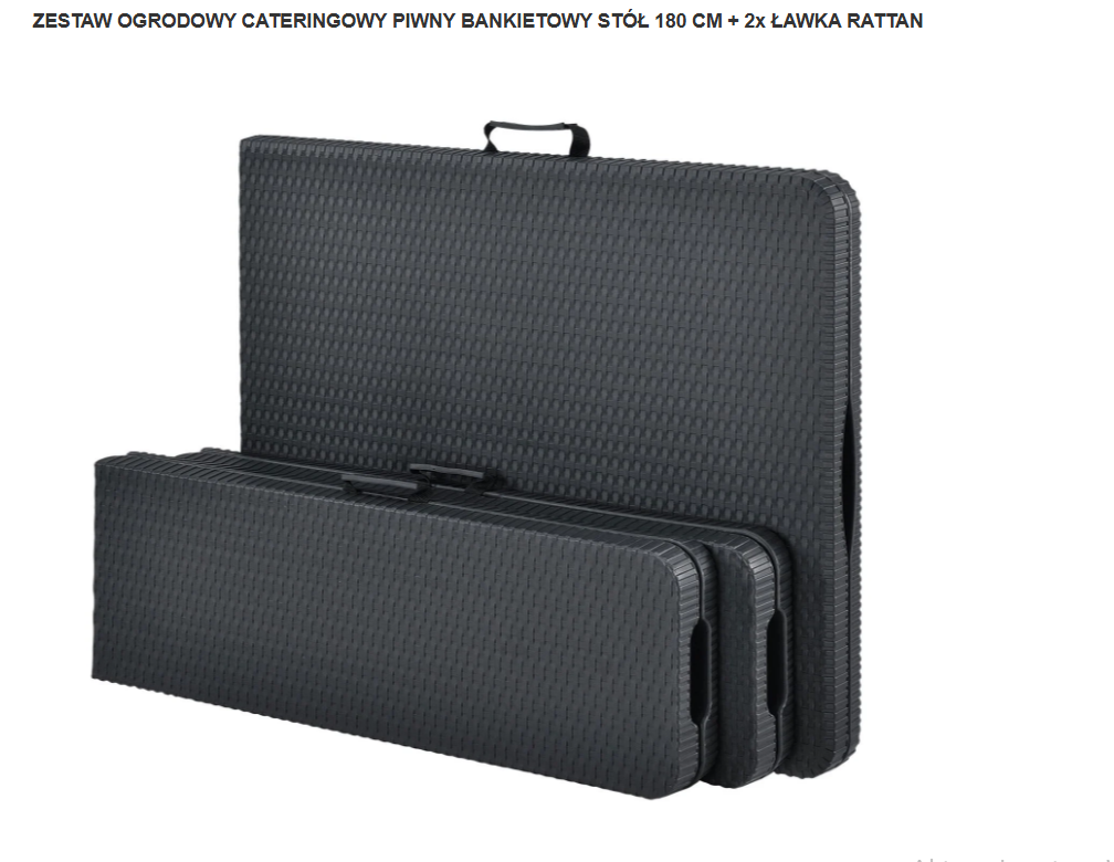 stół ławki komplet