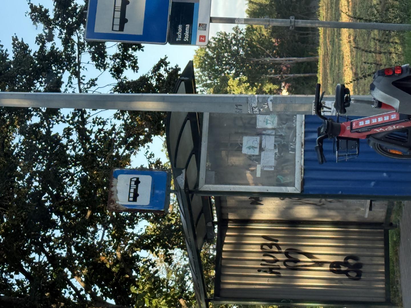 Stara wiata w Tuchomiu